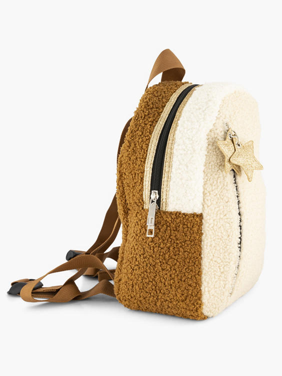 Beige rugzak teddy