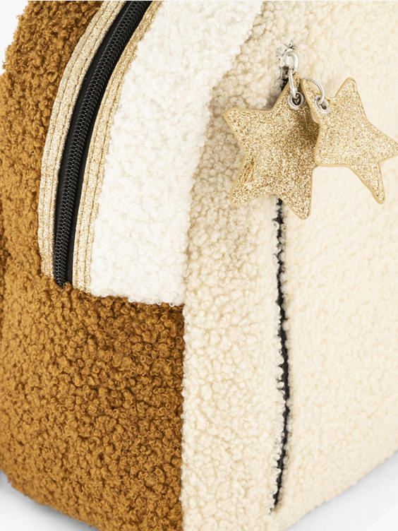 Beige rugzak teddy