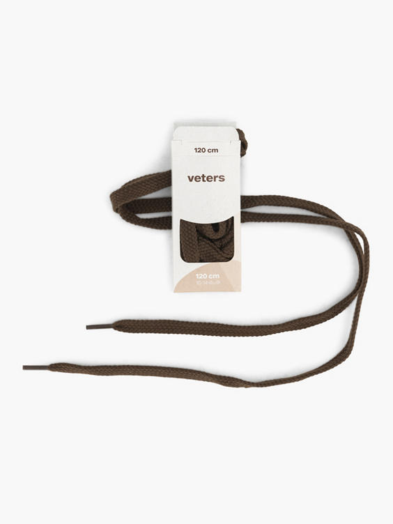 Bruine elastische veter rubber
