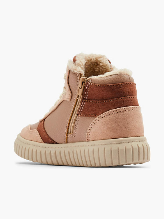 Roze hoge sneaker