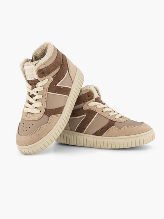 Roze hoge sneaker