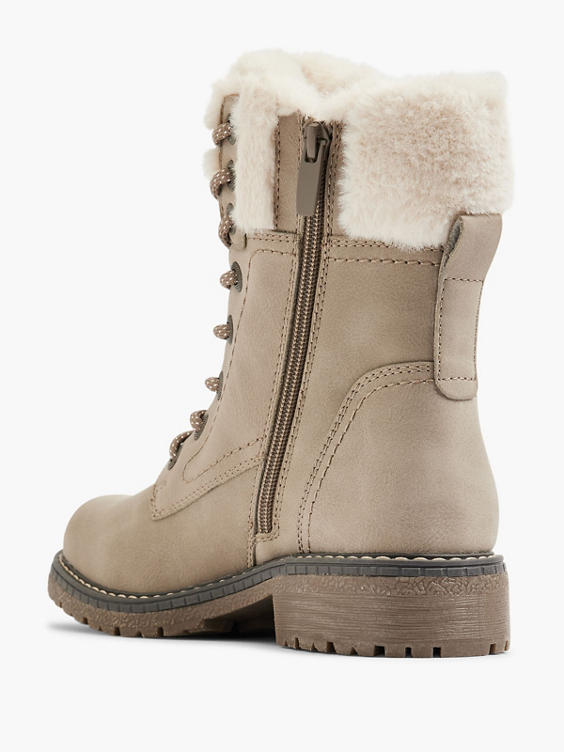 Beige comfort veterboot