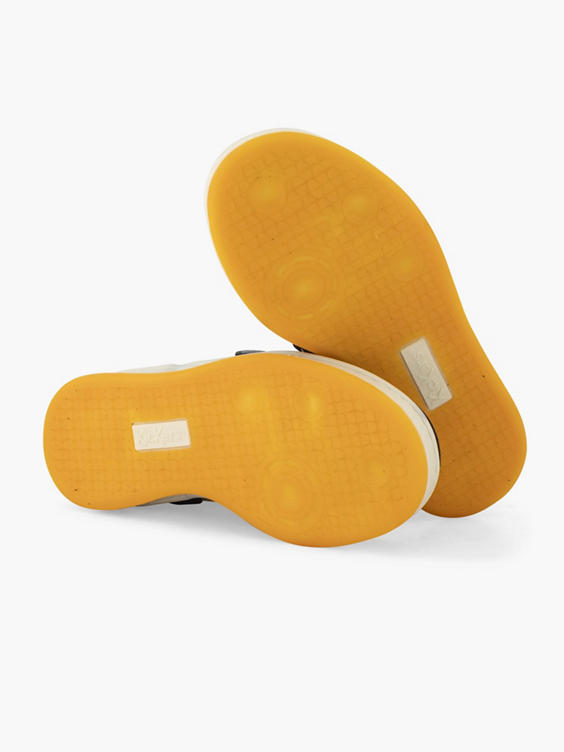 Donkergroene hoge sneaker velcro