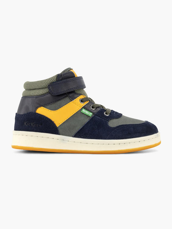 Groene hoge sneaker velcro