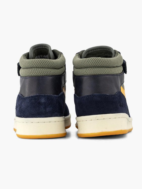 Groene hoge sneaker velcro