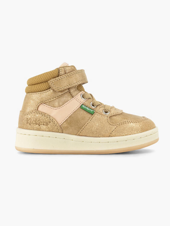 Beige hoge sneaker velcro