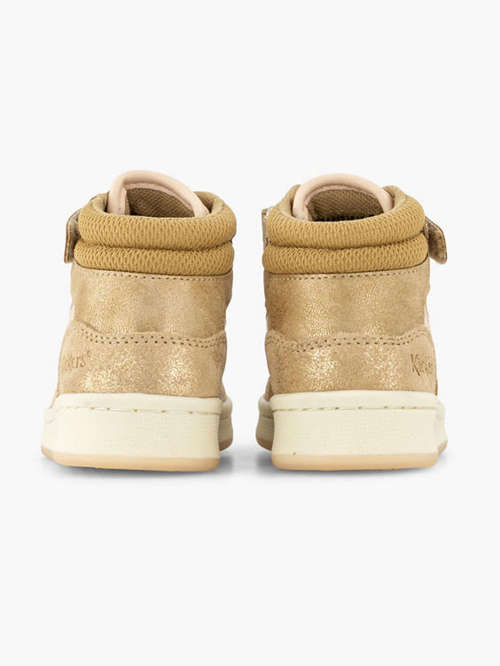 Beige hoge sneaker velcro