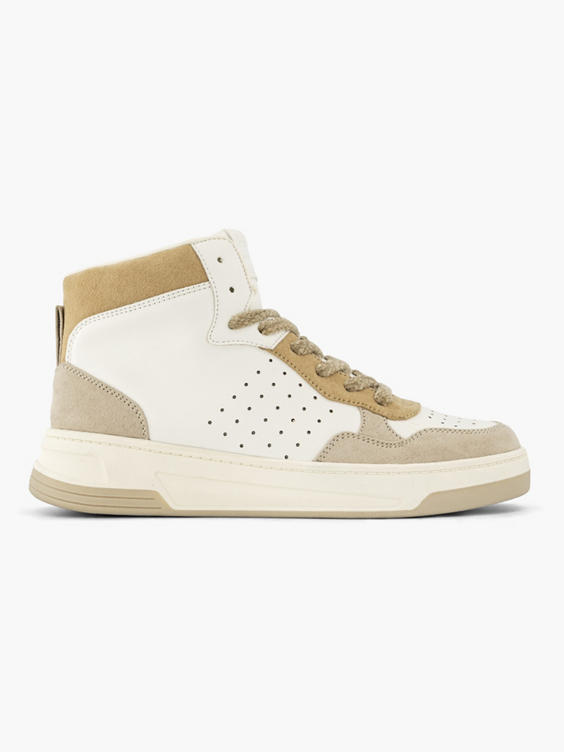 Witte hoge sneaker
