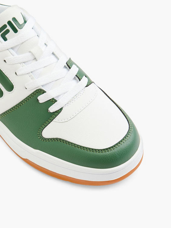 Green/White Court Low Trainers