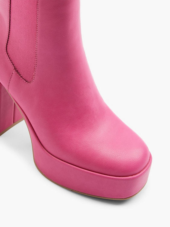 Barbie Collection Bright Pink Heeled Chelsea Boot 