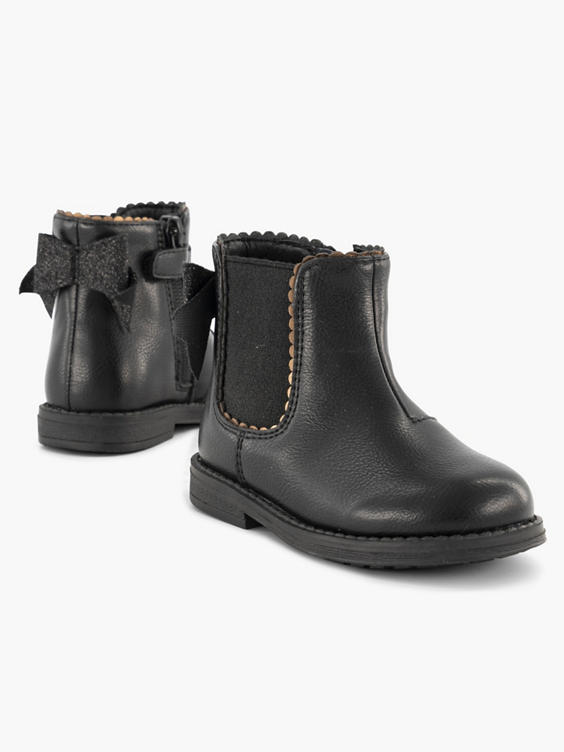 Zwarte chelsea boot strik