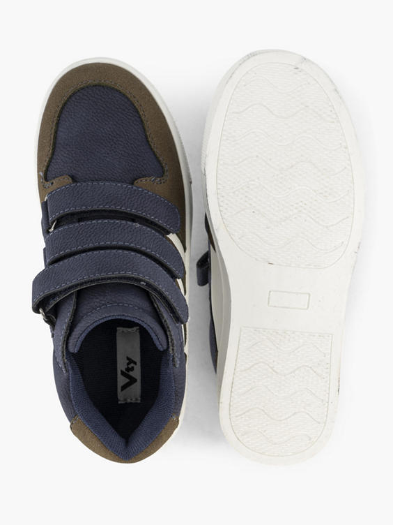 Blauwe sneaker velcro