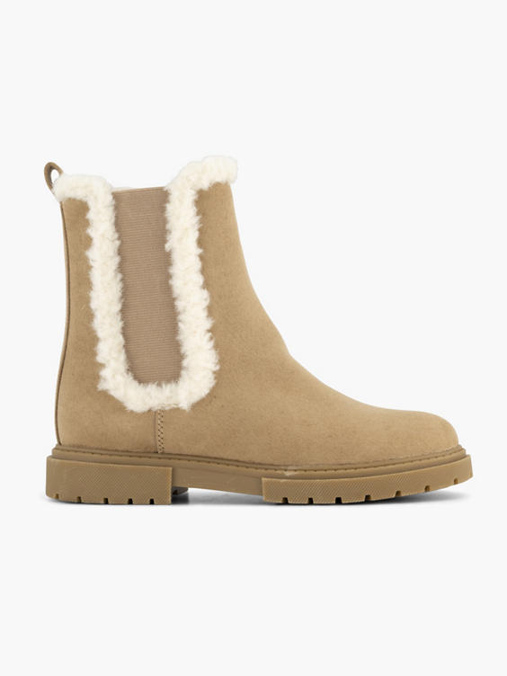 Taupe boot teddy