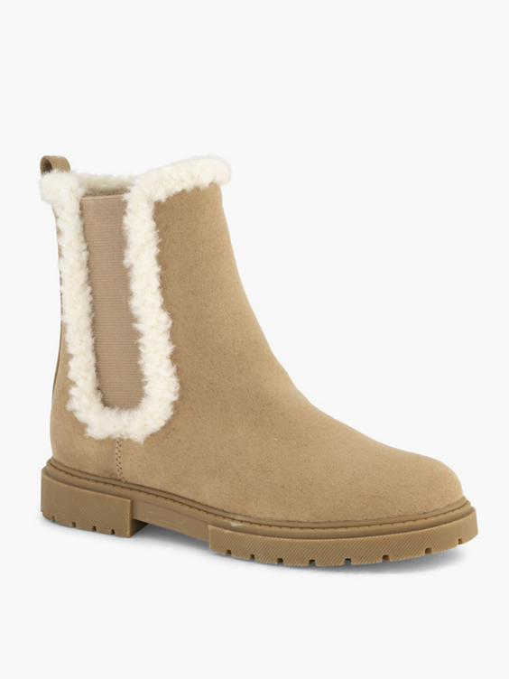 Taupe boot teddy
