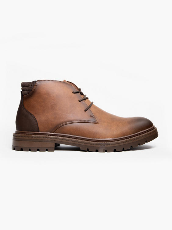 Mens Brown Lace Up Boots