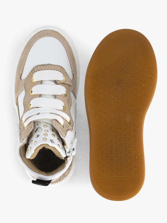 Witte hoge sneaker