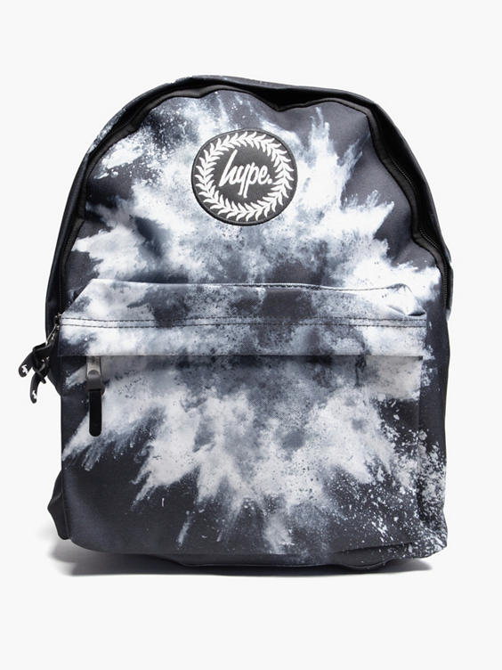 Hype Black Mono Explosion Backpack 