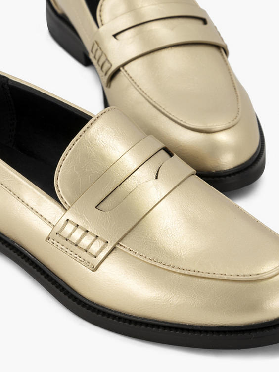 Gouden loafer