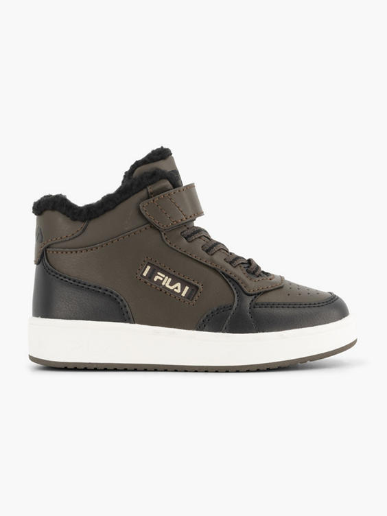 Bruine hoge sneaker