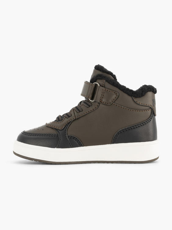 Bruine hoge sneaker