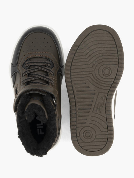 Bruine hoge sneaker