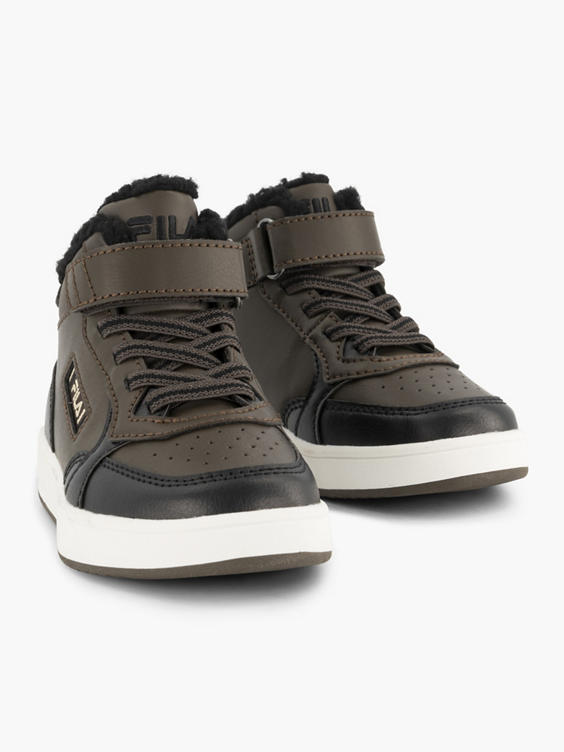 Bruine hoge sneaker