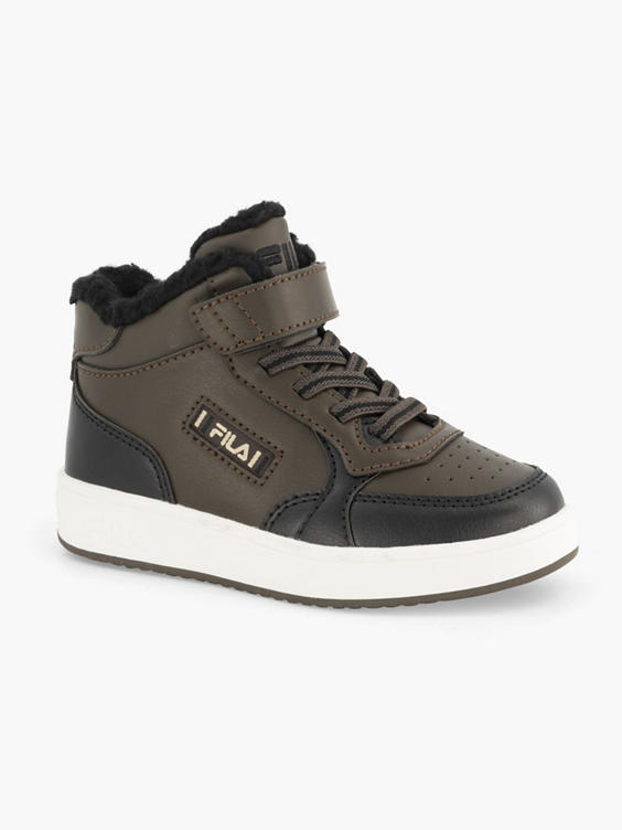 Bruine hoge sneaker