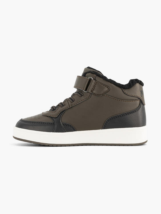 Bruine hoge sneaker