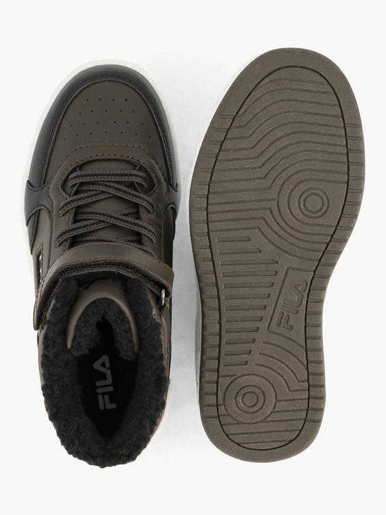 Bruine hoge sneaker