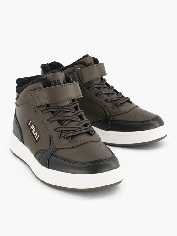 Bruine hoge sneaker