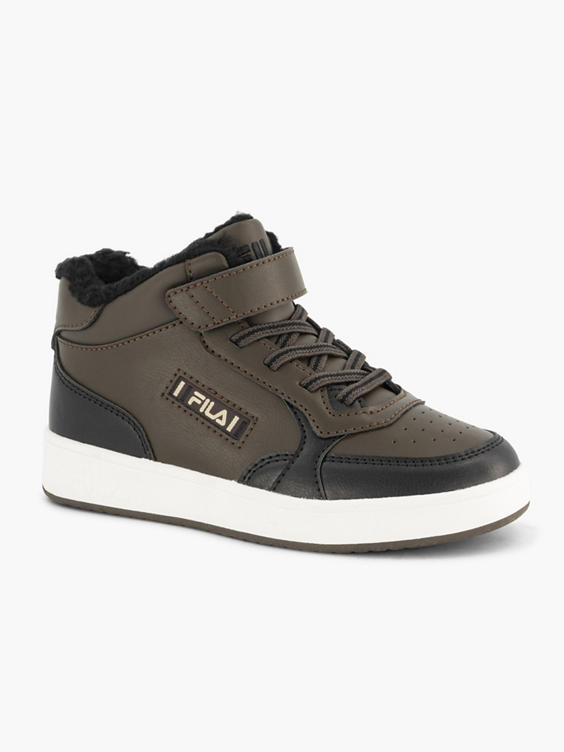Bruine hoge sneaker