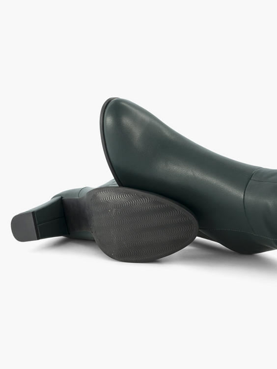 Groene lange laars hak