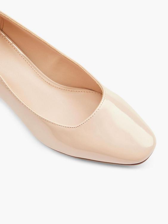 Nude Patent Court Heel 