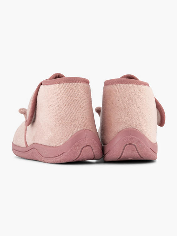 Roze pantoffel velcro