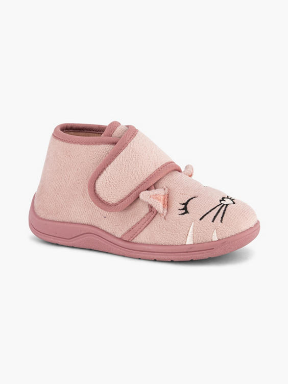 Roze pantoffel velcro