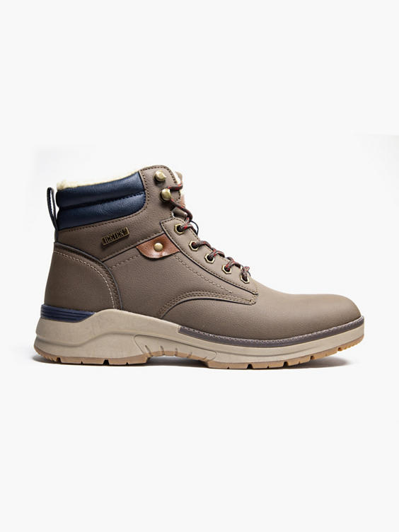 Mens Tan Casual Lace Up Boots