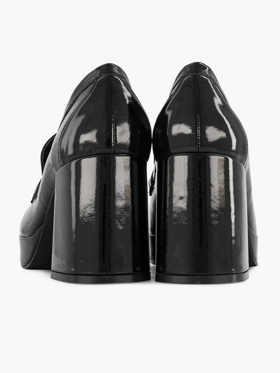 Zwarte pump lak sierketting