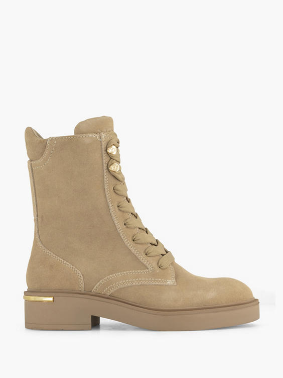 Beige leren Maeko