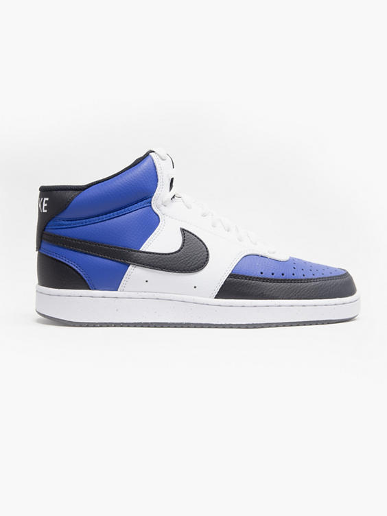 Court Vision Mid White/Blue Trainers