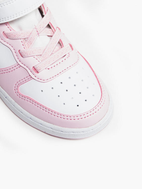 Infant Nike White/ Pink Court Borough Low Recraft Trainers