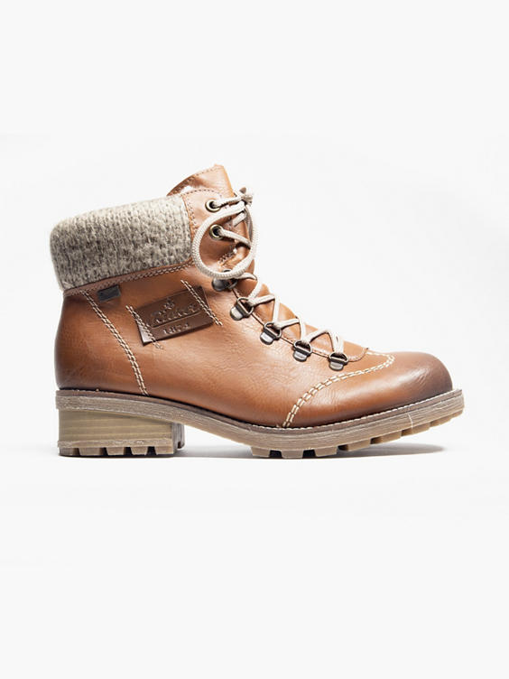 Rieker Brown Lace Up Boot 