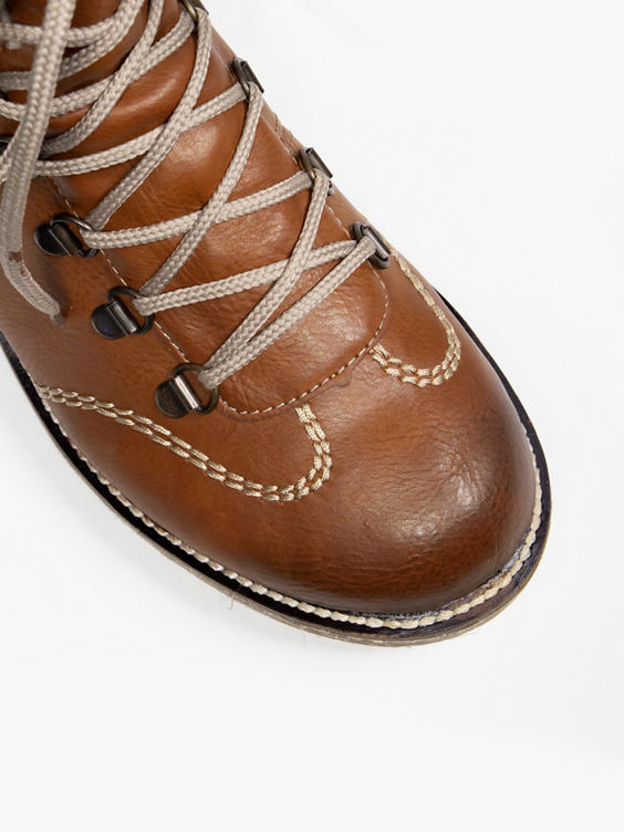 Rieker Brown Lace Up Boot 