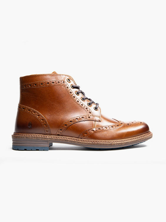 Joshua Tan Lace Up Boots