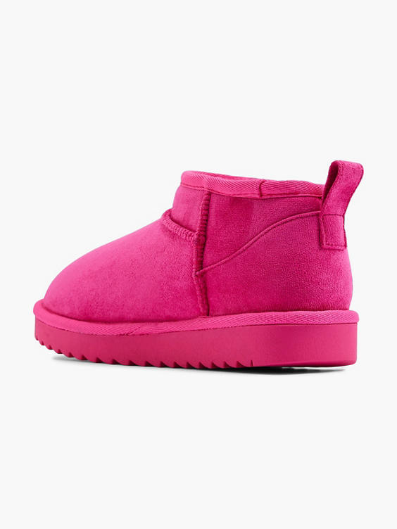 Pink Warm Lined Mini Boot