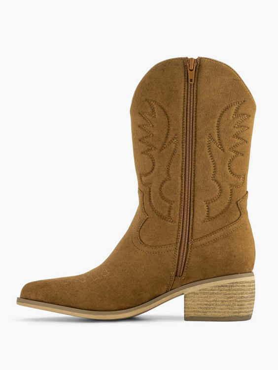 Cognac cowboyboot