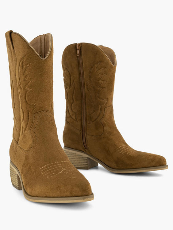 Cognac cowboyboot