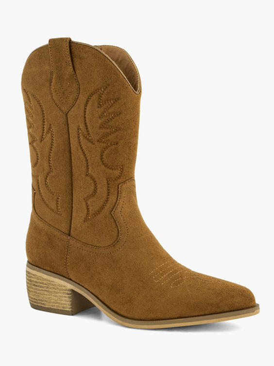 Cognac cowboyboot