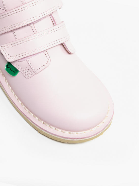 (Kickers) Toddler Girl Kickers Kopi Hi Twin Strap Boot in Pink DEICHMANN