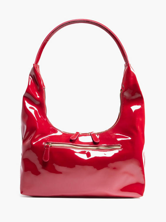 Red sales patent handbag