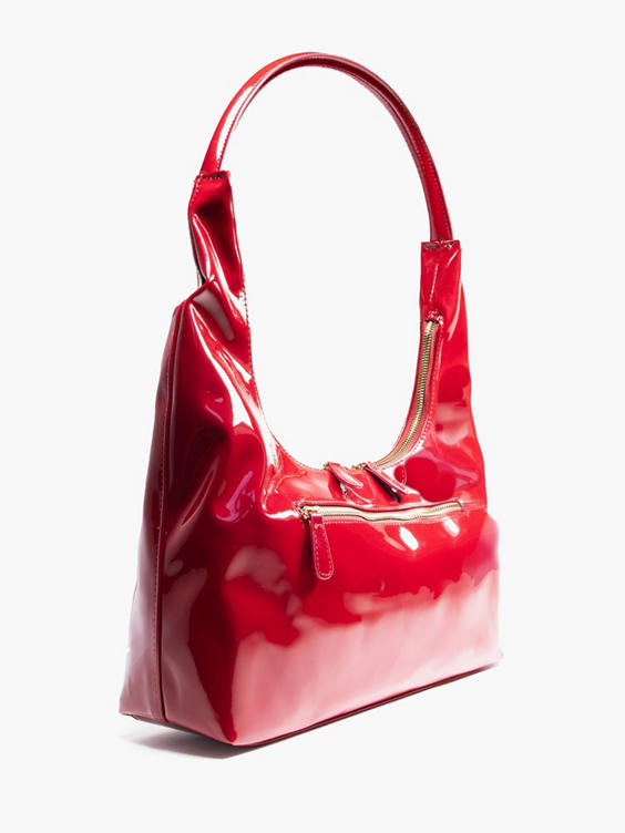 Catwalk) Red Patent Handbag in Red | DEICHMANN